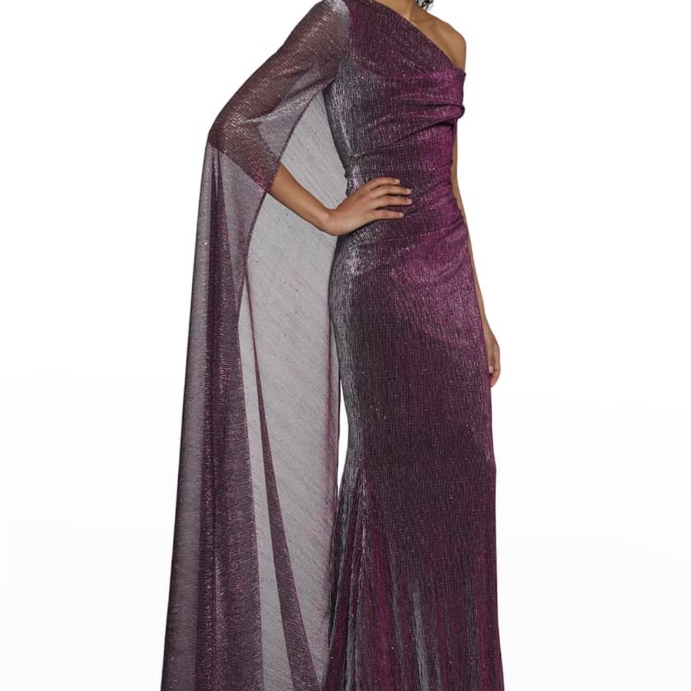 Talbot Runhof cape dress NWT!